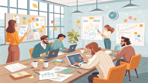Small business focusing on content marketing to build long-term media value in 2025.