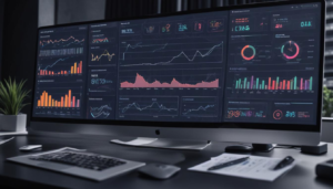 AI tools for digital marketing analyzing campaign data to boost ROI.