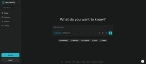 AI tools for startups Perplexity AI research