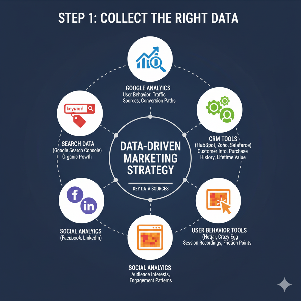 How to boost sales using data driven strategy.